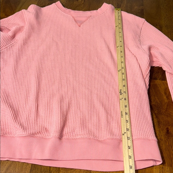 Aerie Rose Waffle Knit Top - Picture 4 of 7